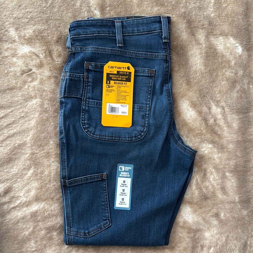 Carhartt Women’s Rugged Flex Relaxed Fit Double Front Jeans